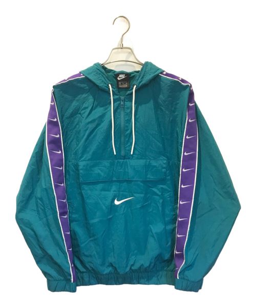 NIKE（ナイキ）NIKE (ナイキ) ナイロンアノラックパーカー グリーン サイズ:XLの古着・服飾アイテム