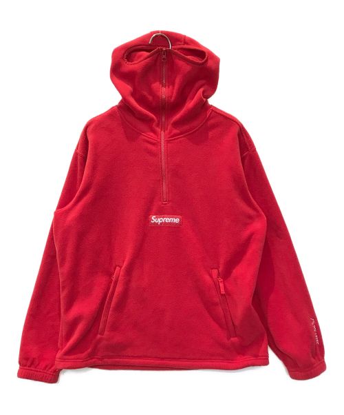 SUPREME（シュプリーム）SUPREME (シュプリーム) Polartec Facemask Half Zip Pullover レッド サイズ:Sの古着・服飾アイテム