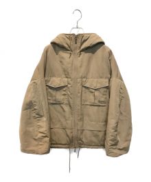 UNIQLO×WHITE MOUNTAINEERING（ユニクロ×ホワイトマウンテ二アニング）の古着「ハイブリッドダウンオーバーサイズパーカ　443185」｜ブラウン