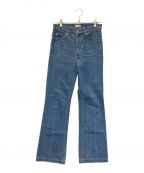 ALLEGEアレッジ）の古着「Semi Flear Denim Pants」｜インディゴ