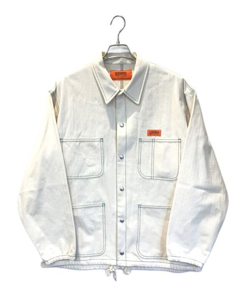 UNIVERSAL OVERALL（ユニバーサルオーバーオール）UNIVERSAL OVERALL (ユニバーサルオーバーオール) カバーオール ベージュ サイズ:Lの古着・服飾アイテム