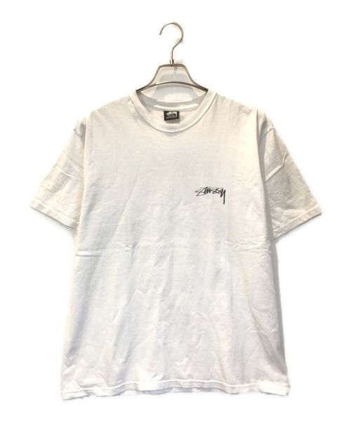 stussy（ステューシー）stussy (ステューシー) Tシャツ ホワイト サイズ:Lの古着・服飾アイテム