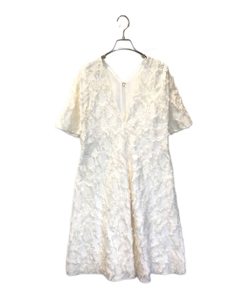 IENA（イエナ）IENA (イエナ) シャギーワンピース ホワイト サイズ:F 未使用品の古着・服飾アイテム