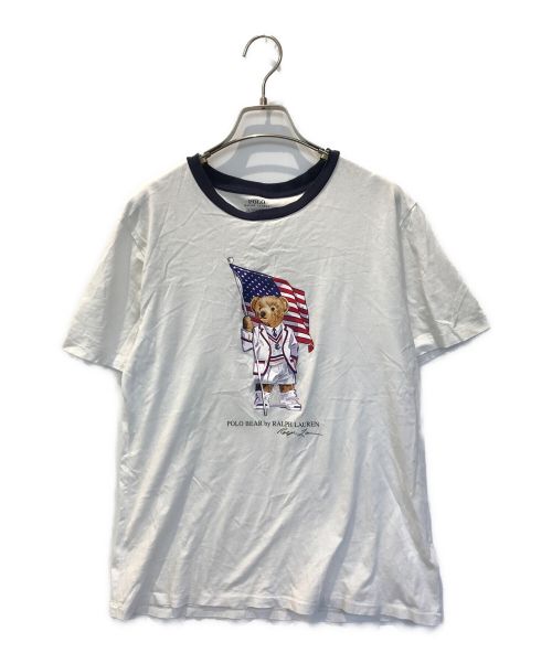 POLO RALPH LAUREN（ポロ・ラルフローレン）POLO RALPH LAUREN (ポロ・ラルフローレン) ポロベアTシャツ ホワイト サイズ:XLの古着・服飾アイテム