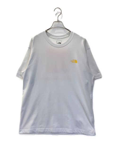 THE NORTH FACE（ザ ノース フェイス）THE NORTH FACE (ザ ノース フェイス) S/S Bandana Square Logo Tee ホワイト サイズ:XLの古着・服飾アイテム