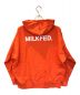 MILK FED. (ミルクフェド) STENCIL LOGO WIDE SWEAT HOODIE オレンジ サイズ:ONE SIZE：2980円