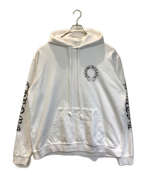 CHROME HEARTS（クロムハーツ）CHROME HEARTS (クロムハーツ) プルオーバーパーカー ホワイト サイズ:XLの古着・服飾アイテム