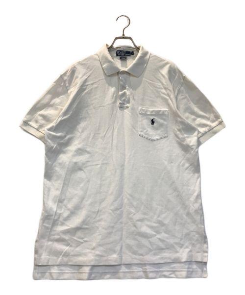 POLO RALPH LAUREN（ポロ・ラルフローレン）POLO RALPH LAUREN (ポロ・ラルフローレン) ポロシャツ ホワイト サイズ:Lの古着・服飾アイテム