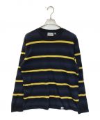 CarHarttカーハート）の古着「L/S BUREN T-SHIRT」｜ネイビー