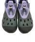 中古・古着 MARMOT CAPITAL (マーモット キャピタル) crocs (クロックス) クイック トレイル ロウ/サンダル パープル×グレー サイズ:M8/W10：10000円