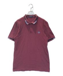 FRED PERRY（フレッドペリー）の古着「ワンポイントロゴポロシャツ」｜レッド