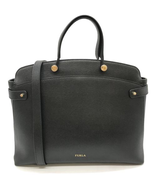 FURLA（フルラ）FURLA (フルラ) 2WAYバッグ ブラックの古着・服飾アイテム