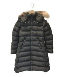 MONCLER（モンクレール）の古着「ファー付ダウンコート　abelle giubbotto　I29541C00022 68352」｜ブラック