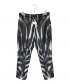 NIKE×Fear Of Godナイキ×フィア・オブ・ゴッド）の古着「ALLOVER PRINT PANTS BLACK」｜ホワイト×ブラック