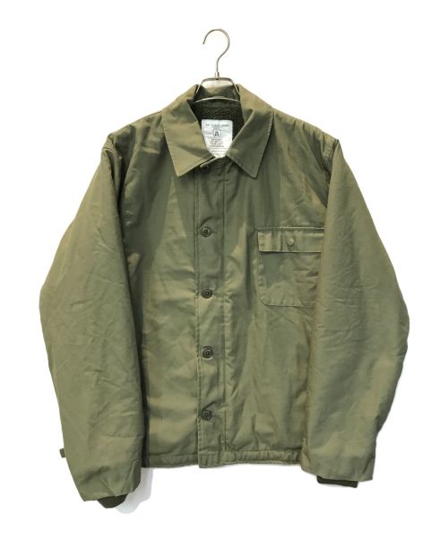 U'S NAVY（ユーエスネイビー）U'S NAVY (ユーエスネイビー) デッキジャケット グリーン サイズ:XLの古着・服飾アイテム