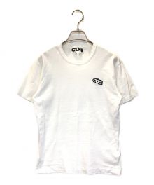 CDG（シーディージー）の古着「ロゴワッペンTシャツ」｜ホワイト