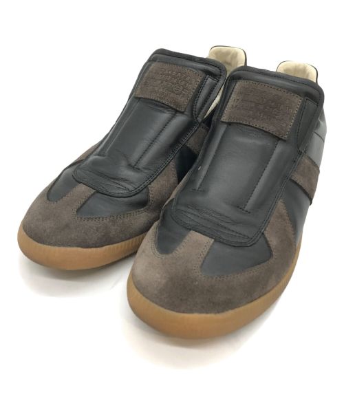 Martin Margiela22（マルタン・マルジェラ22）Martin Margiela22 (マルタン・マルジェラ22) ジャーマントレーナースリッポン ブラック サイズ:43の古着・服飾アイテム