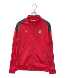 PUMA×Ferrari（プーマ×フェラーリ）の古着「ナイロン切替コラボトラックジャケット」｜レッド