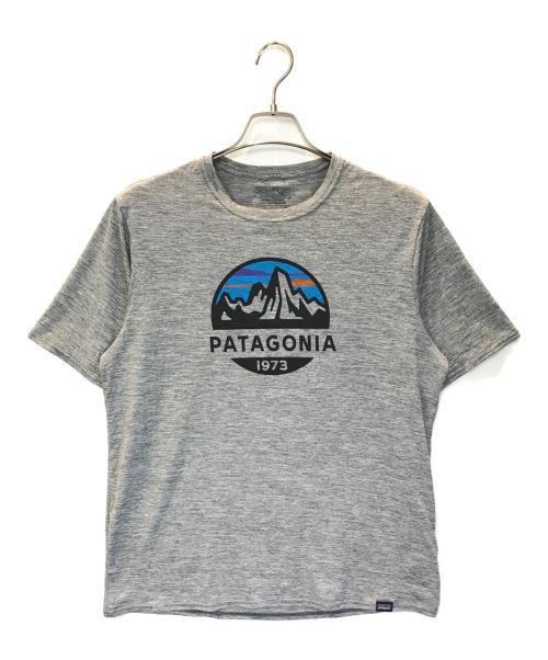 Patagonia（パタゴニア）Patagonia (パタゴニア) プリントTシャツ グレー サイズ:Mの古着・服飾アイテム