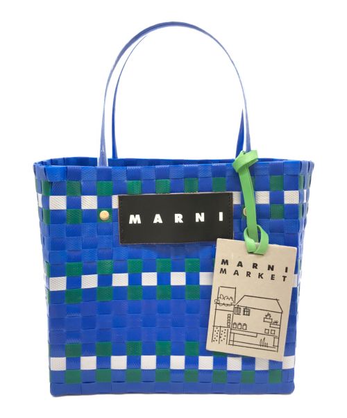 MARNI（マルニ）MARNI (マルニ) ピクニックバッグ ブルーの古着・服飾アイテム