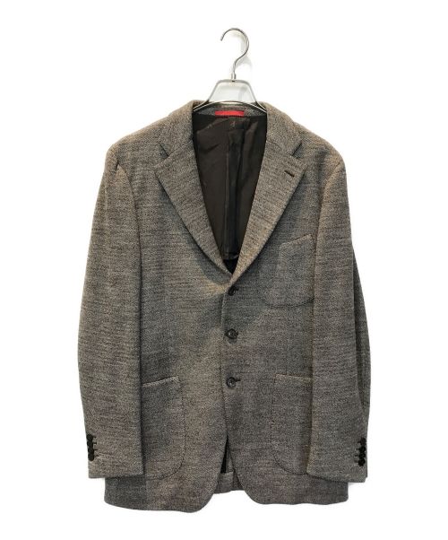 ISAIA（イザイア）ISAIA (イザイア) 3Bウールテーラードジャケット ブラウン サイズ:50の古着・服飾アイテム