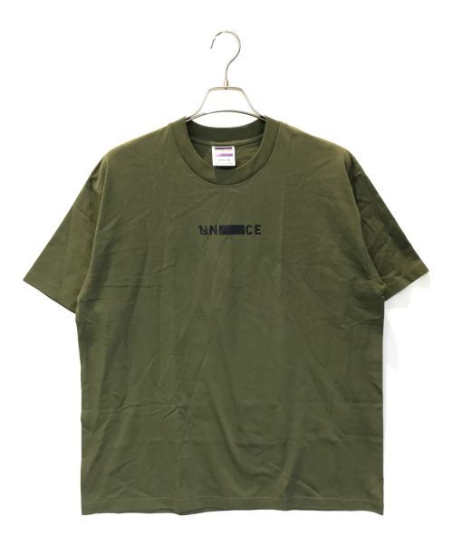 UNTRACE（アントレース）UNTRACE (アントレース) ロゴTシャツ オリーブ サイズ:Mの古着・服飾アイテム