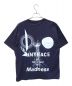 UNTRACE (アントレース) ロゴTシャツ ネイビー サイズ:M：5000円