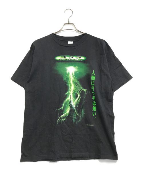 ムービーTシャツ（ムービーTシャツ）ムービーTシャツ (ムービーTシャツ) GODZILLA(ゴジラ) ムービーTシャツ ブラック サイズ:XLの古着・服飾アイテム