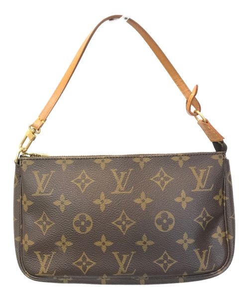 LOUIS VUITTON（ルイ ヴィトン）LOUIS VUITTON (ルイ ヴィトン) ショルダーポーチ ブラウンの古着・服飾アイテム