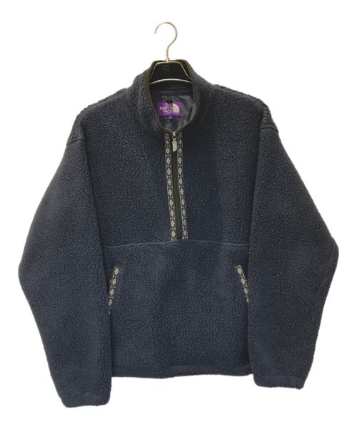 THE NORTHFACE PURPLELABEL（ザ・ノースフェイス パープルレーベル）THE NORTHFACE PURPLELABEL (ザ・ノースフェイス パープルレーベル) POLARTEC Field Pullover ネイビー サイズ:Lの古着・服飾アイテム