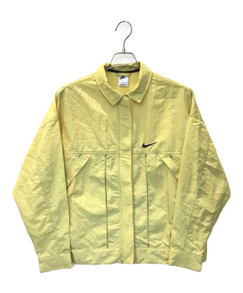 NIKE（ナイキ）NIKE (ナイキ) スウッシュウーブンジャケット イエロー サイズ:Mの古着・服飾アイテム