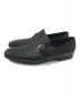 GUCCI (グッチ) LEATHER STRAP LOAFERS ブラック サイズ:40 1/2：12000円