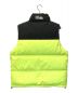 FIRST DOWN (ファーストダウン) BUBBLE DOWN VEST MICROFT イエロー×ブラック サイズ:L 未使用品：9000円