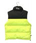 FIRST DOWN (ファーストダウン) BUBBLE DOWN VEST MICROFT　F542002 イエロー×ブラック サイズ:XL 未使用品：9000円