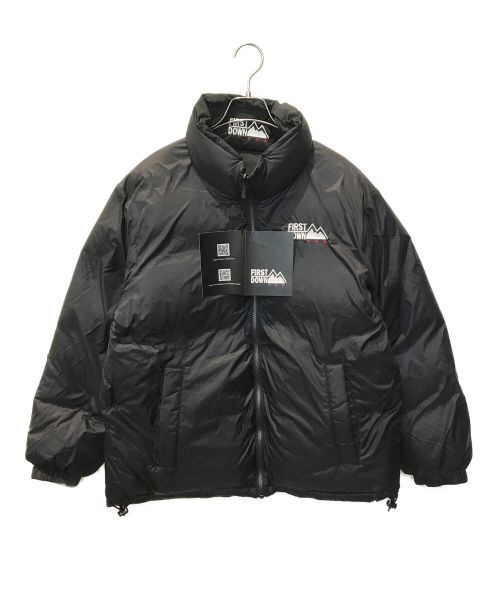 FIRST DOWN（ファーストダウン）FIRST DOWN (ファーストダウン) BUBBLE DOWN JKT MICROFT F542001 ブラック サイズ:M 未使用品の古着・服飾アイテム