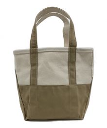 L.L.Bean×BEAMS PLUS（エルエルビーン×ビームスプラス）の古着「別注 DEEP BOTTOM BOAT&TOTE BAG S」｜ベージュ