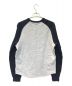 POLO RALPH LAUREN (ポロ・ラルフローレン) Cursive raglan sweat グレー×ネイビー サイズ:M：10000円