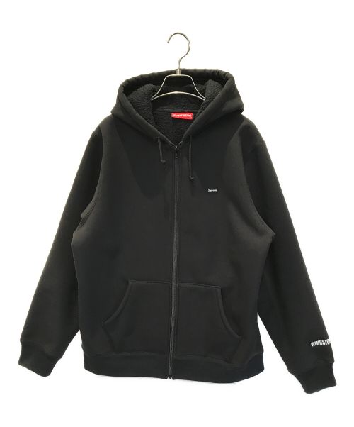 SUPREME（シュプリーム）SUPREME (シュプリーム) windstopper zip up Hooded sweat ブラック サイズ:Mの古着・服飾アイテム