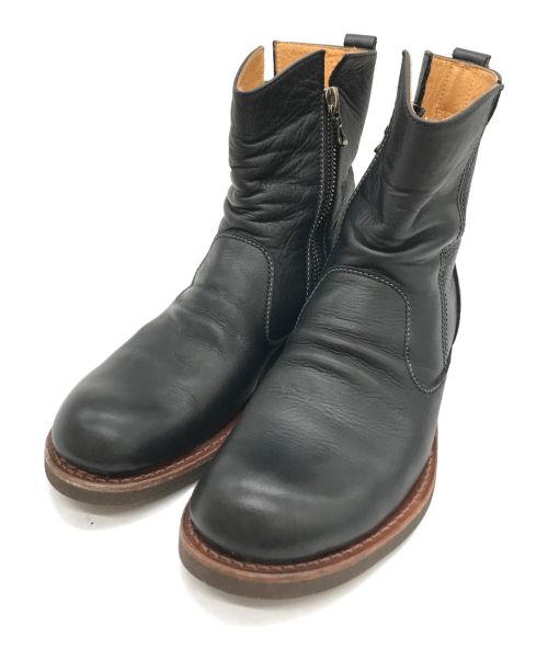 MR.OLIVE（ミスターオリーブ）MR.OLIVE (ミスターオリーブ) SHORT PECOS BOOTS　ME522 ブラック サイズ:7 1/2の古着・服飾アイテム