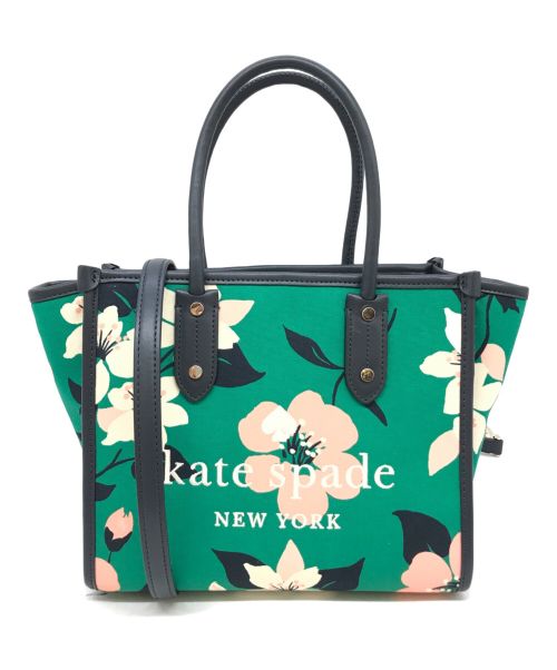 Kate Spade（ケイトスペード）Kate Spade (ケイトスペード) 2WAYバッグ　K7302 グリーンの古着・服飾アイテム