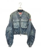 DIESELディーゼル）の古着「DE-KHLO-S TRACK JACKET　A13263068KV」｜インディゴ