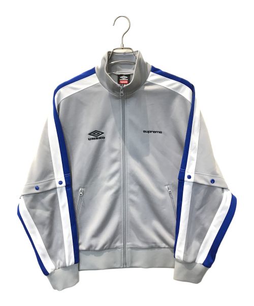 UMBRO（アンブロ）UMBRO (アンブロ) Supreme (シュプリーム) Snap Sleeve Jacket グレー サイズ:Mの古着・服飾アイテム