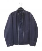 Ujohウジョー）の古着「W ZIP BLOUSON　M763-Y52-101」｜ネイビー