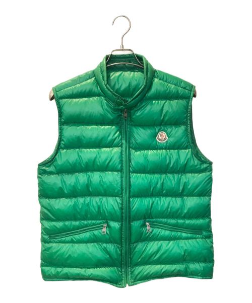 MONCLER（モンクレール）MONCLER (モンクレール) ダウンベスト グリーン サイズ:4の古着・服飾アイテム