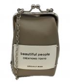 beautiful peopleビューティフルピープル）の古着「mini clasp pouch 1000511960」｜マッシュルーム