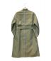 THOMAS MAGPIE (トーマス マグパイ) back line trench coat　2223207 カーキ サイズ:38 未使用品：11000円