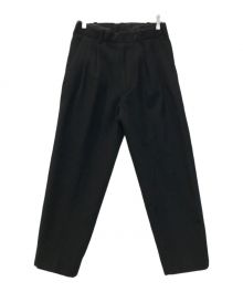 STEVEN ALAN（スティーブンアラン）の古着「BAGGY TAPERED PANTS」｜ブラック