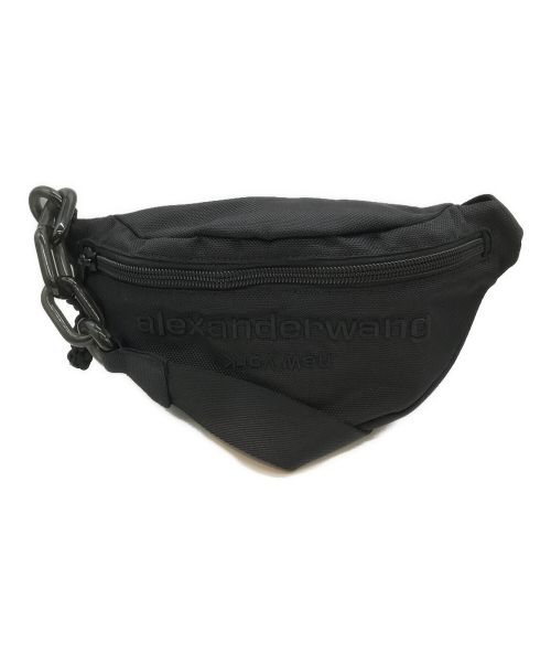 ALEXANDER WANG（アレキサンダーワン）ALEXANDER WANG (アレキサンダーワン) primal nylon fanny pack ブラックの古着・服飾アイテム