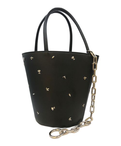 ALEXANDER WANG（アレキサンダーワン）ALEXANDER WANG (アレキサンダーワン) ROSE STUDDED ROXY BUCKET BAG ブラックの古着・服飾アイテム