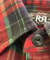 中古・古着 RRL (ダブルアールエル) コットンネルシャツ レッド サイズ:XS：5000円